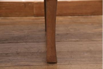 和製アンティーク　栓材の一枚板を使用したレトロな角型ちゃぶ台(座卓、ローテーブル、折り畳みテーブル)(R-051322)