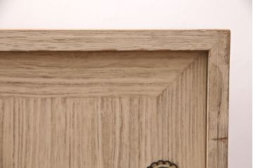 アンティーク家具　昭和初期　明るい色味で上品な雰囲気を醸しだす桐箪笥ローボード(リビングボード、収納棚、テレビ台、テレビボード、桐たんす)(R-051340)