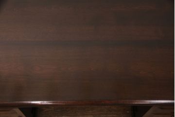 ヴィンテージ　松本民芸家具　シックな色合いが上品なM型両袖机(両袖デスク、ワークデスク、ビンテージ)(定価約63万円)(R-051353)