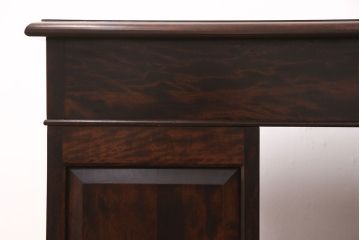 ヴィンテージ　松本民芸家具　シックな色合いが上品なM型両袖机(両袖デスク、ワークデスク、ビンテージ)(定価約63万円)(R-051353)