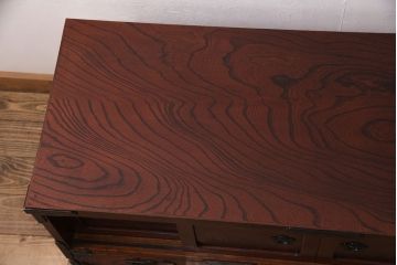 中古　美品　岩谷堂箪笥　菊幸作　上質な和の空間を演出するローボード(テレビボード、テレビ台、リビングボード、収納棚)(R-051355)