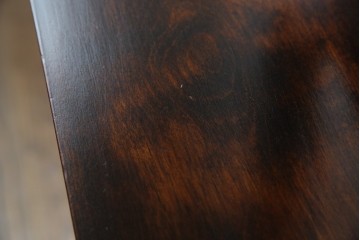 和製ヴィンテージ　国産職人手作り　手造り民芸家具　ガラス扉のデザインがおしゃれなキャビネット　(R-051362)