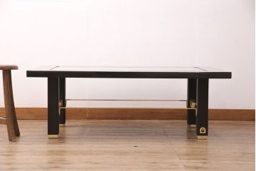 中古　GUCCI(グッチ)　Formitalia(フォルミタリア)　希少品!エレガントな雰囲気を醸し出すセンターテーブル(ローテーブル、机)(定価約80万円)(R-051363)