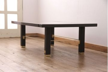 中古　GUCCI(グッチ)　Formitalia(フォルミタリア)　希少品!エレガントな雰囲気を醸し出すセンターテーブル(ローテーブル、机)(定価約80万円)(R-051363)