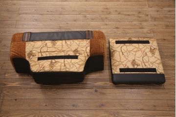 中古　GUCCI(グッチ)　Formitalia(フォルミタリア)　希少品!エレガントな雰囲気を醸し出す本革製のソファ(1人掛け、アームチェア)(定価約90万円)(R-051365)