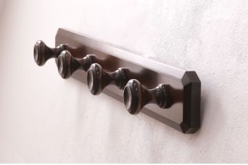 中古　北海道民芸家具　和洋問わずに取り入れられるシンプルな壁掛けフック(ウォールフック)(R-051381)