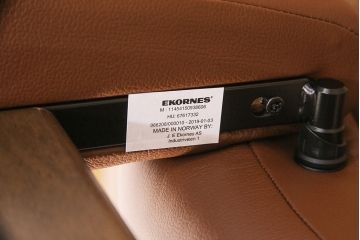 中古 展示美品 2019年製 本革 EKORNES(エコーネス) コンサルシリーズ Sサイズ オットマン付きストレスレスチェア(リクライニングチェア、一人掛けソファ、アームチェア)(定価約22万円)(R-051383)