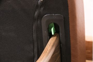 中古 展示美品 2019年製 本革 EKORNES(エコーネス) コンサルシリーズ Sサイズ オットマン付きストレスレスチェア(リクライニングチェア、一人掛けソファ、アームチェア)(定価約22万円)(R-051383)