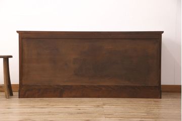中古　美品　松本民芸家具　E-33型　落ち着きのある色味が素敵なローチェスト(ローボード、引き出し、テレビボード)(R-051395)