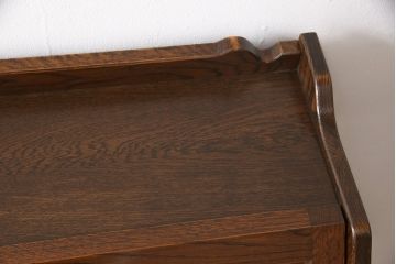 和製ヴィンテージ　ビンテージ家具　三越　Brugge(ブルージュ)　クラシカルな佇まいのライティングビューロー(ワークデスク、簿記机、在宅ワーク、在宅用収納棚)(R-051397)