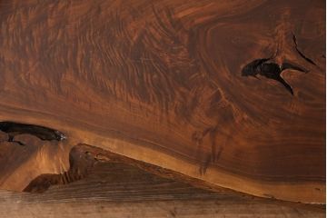 和製ヴィンテージ　MINGURENII COFFEE TABLE　希少なジョージナカシマ本人製作品!素材の形を活かしたデザインのミングレンコーヒーテーブル(ジョージ・ナカシマ、ミングレンII、センターテーブル、ローテーブル、机、ビンテージ)(R-051403)