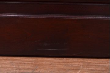 中古　美品　松本民芸家具　シックな佇まいが落ち着いた空間を演出するシンプルなA型整理箪笥(引き出し、チェスト)(R-051404)