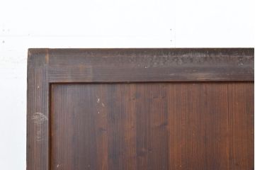 アンティーク建具　柔らかな光を取り入れる格子帯戸4枚セット(障子戸、板戸)(R-051416)