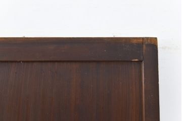 アンティーク建具　柔らかな光を取り入れる格子帯戸4枚セット(障子戸、板戸)(R-051416)
