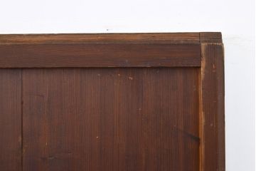 アンティーク建具　柔らかな光を取り入れる格子帯戸4枚セット(障子戸、板戸)(R-051416)