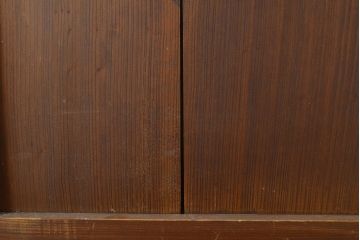 アンティーク建具　柔らかな光を取り入れる格子帯戸4枚セット(障子戸、板戸)(R-051416)