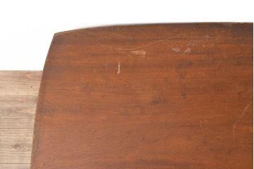 和製アンティーク　昭和レトロと和モダンの雰囲気を兼ね備えた角ちゃぶ台(座卓、ローテーブル、折り畳みテーブル、リビングテーブル、センターテーブル)(R-051420)
