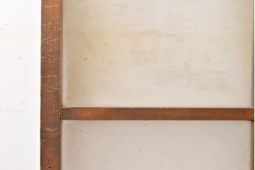 アンティーク建具　昭和レトロな雰囲気が高まる懐かしいガラス戸1枚(引き戸)(R-051424)