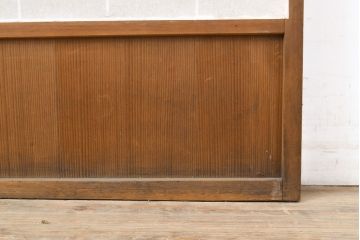 アンティーク建具　和の情緒溢れる雰囲気を高める額入り障子戸1枚(引き戸)(R-051426)