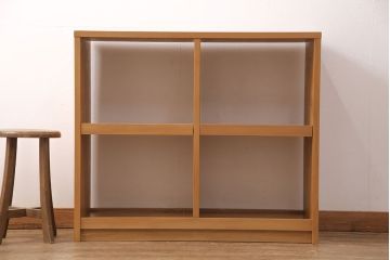 中古　PENNY WISE(ペニーワイズ)　パイン材　シンプルで幅広いインテリアに馴染むオープンラック　(飾り棚、本棚、ラック)(R-051448)