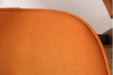 アメリカヴィンテージ　ビンテージ家具　FLEWELLINGDIVISON ECK-ADAMS CORP　個性的な佇まいがお洒落なウッドアームチェア(回転イス、デスクチェア)(R-051456)