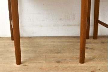 イギリスヴィンテージ　A.H.McIntosh(マッキントッシュ)社　ダイニングチェア2脚セット(アームレスチェア、イス、椅子、ビンテージ、バラ売り可能)(R-051459)