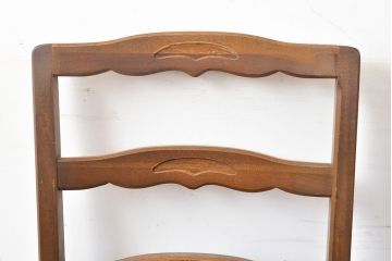 アメリカヴィンテージ　ビンテージ家具　オーク材　あたたかい雰囲気を醸し出すダイニングチェア2脚セット(イス、椅子、バラ売り可能)(R-051461)