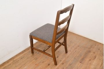 アメリカヴィンテージ　ビンテージ家具　オーク材　あたたかい雰囲気を醸し出すダイニングチェア2脚セット(イス、椅子、バラ売り可能)(R-051461)