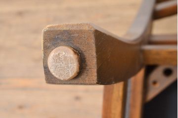 アメリカヴィンテージ　ビンテージ家具　オーク材　あたたかい雰囲気を醸し出すダイニングチェア2脚セット(イス、椅子、バラ売り可能)(R-051461)