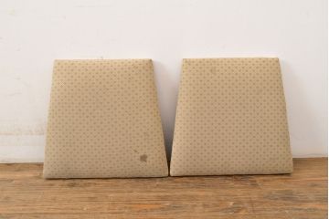 フランスアンティーク　オーク材　背もたれのデザインがエレガントなダイニングチェア2脚セット(椅子、イス、ビンテージ)(R-051463)