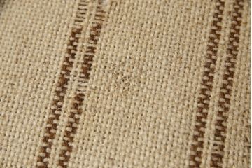 デンマークヴィンテージ　チーク材　ストライプのファブリックがお洒落なダイニングチェア2脚セット(椅子、イス、ビンテージ、北欧)(R-051468)