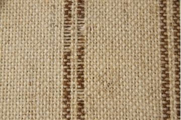 デンマークヴィンテージ　チーク材　ストライプのファブリックがお洒落なダイニングチェア2脚セット(椅子、イス、ビンテージ、北欧)(R-051468)