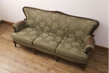 中古　maruni(マルニ木工)　マキシマムシリーズ　アンドリュークラシカル　3人掛けソファ(アームソファ)(R-051469)