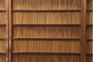 和製アンティーク　透かし彫りがアクセントの御簾戸3枚セット(建具、簾戸、簀戸、葭戸、夏障子、すど、葦戸)(R-051472)