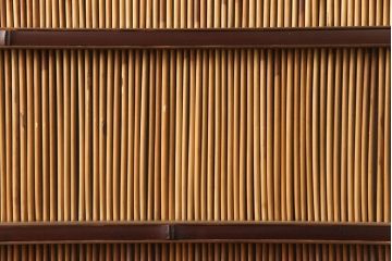 和製アンティーク　透かし彫りがアクセントの御簾戸3枚セット(建具、簾戸、簀戸、葭戸、夏障子、すど、葦戸)(R-051472)