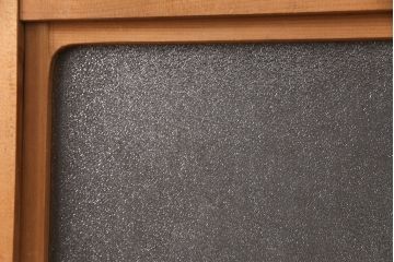 和製アンティーク　麻の葉　組子がおしゃれなガラス戸2枚セット(引き戸、建具)(R-051474)