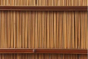 和製アンティーク　透かし彫りがアクセントの御簾戸1枚(建具、簾戸、簀戸、葭戸、夏障子、すど、葦戸)(R-051477)
