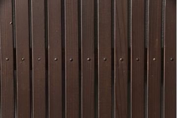 和製アンティーク　ダイヤガラス　幅広の縦格子が珍しい格子戸4枚セット(引き戸、建具)(R-051478)