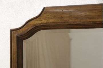 中古　DREXEL HERITAGE(ドレクセルヘリテイジ)　シンプルなデザインで取り入れやすいウォールミラー(壁掛け鏡)(R-051479)