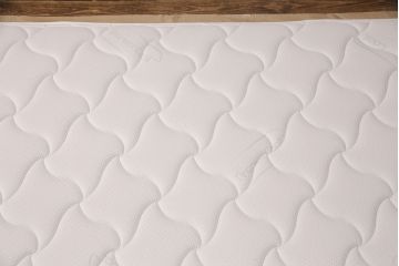 中古　超美品　2019年11月購入　未使用品　arflex(アルフレックス)　ポスチャーテックコイルマットレス・タイトトップ(セミダブルベッド)(定価約14万円)(R-051486)
