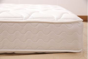 中古　超美品　2019年11月購入　未使用品　arflex(アルフレックス)　ポスチャーテックコイルマットレス・タイトトップ(セミダブルベッド)(定価約14万円)(R-051486)