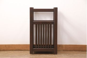 中古　北海道民芸家具　希少な絶版品!和モダンな雰囲気づくりにぴったりの傘立て(カサ立て、スタンド)(R-051495)