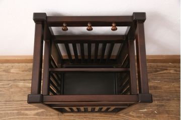 中古　北海道民芸家具　希少な絶版品!和モダンな雰囲気づくりにぴったりの傘立て(カサ立て、スタンド)(R-051495)