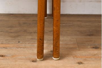 イギリスヴィンテージ　チーク材　すっきりとしたデザインが取り入れやすいダイニングチェア4脚セット(椅子、イス、ビンテージ)(R-051507)