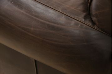 海外ビンテージ　使い込まれた本革の風合いが味わい深い一人掛けソファ(1Pソファ、ヴィンテージ)(R-051522)