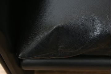 中古　美品　Cassina(カッシーナ)　401 BREAK(ブレーク)　MARIO BELLINI(マリオベリーニ)　キャスター付きアームチェア(ダイニングチェア、一人掛けソファ、1P)(定価約46万円)(R-051530)