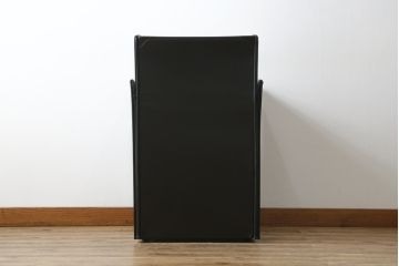 中古　美品　Cassina(カッシーナ)　401 BREAK(ブレーク)　MARIO BELLINI(マリオベリーニ)　キャスター付きアームチェア(ダイニングチェア、一人掛けソファ、1P)(定価約46万円)(R-051530)