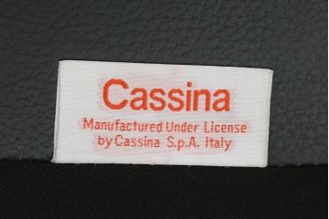 中古　美品　Cassina(カッシーナ)　401 BREAK(ブレーク)　MARIO BELLINI(マリオベリーニ)　キャスター付きアームチェア(ダイニングチェア、一人掛けソファ、1P)(定価約46万円)(R-051530)