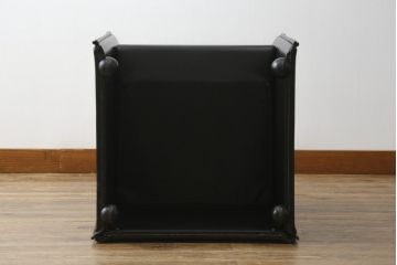 中古　美品　Cassina(カッシーナ)　401 BREAK(ブレーク)　MARIO BELLINI(マリオベリーニ)　キャスター付きアームチェア(ダイニングチェア、一人掛けソファ、1P)(定価約46万円)(R-051530)