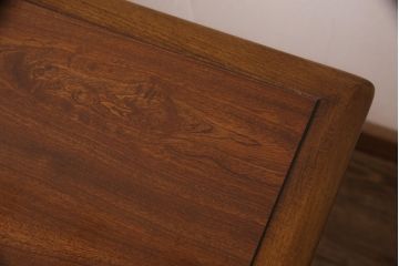 ヴィンテージ家具　和製ビンテージ　柏木工(KASHIWA・カシワ)　天板デコラ板　木の温もりを感じられるダイニングセット(ダイニングテーブル、4人掛け、ダイニングチェア4脚、板座チェア)(R-051533)